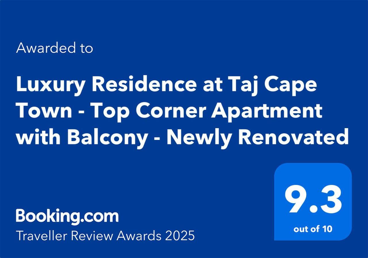 Luxury Residence At Taj Cape Town - Top Corner Apartment With Balcony - Newly Renovated エクステリア 写真